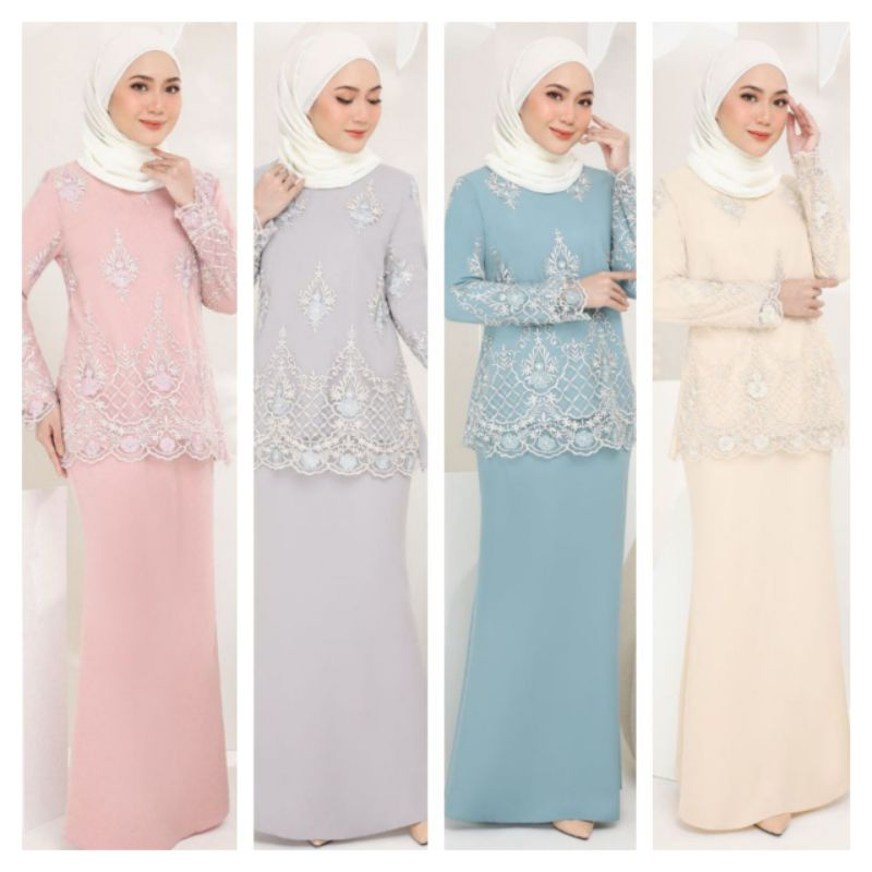 Baju Kurung Lace Raisa Moden Azzahra Collection